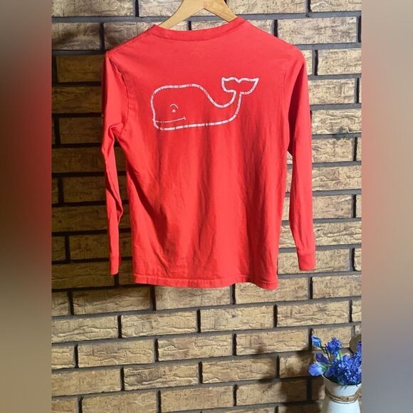 ‎Red medium vineyard vines long sleeve shirt - Picture 4 of 10